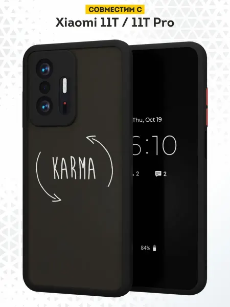 DesignOnCase Чехол бампер на Xiaomi Mi 11t с принтом Карма