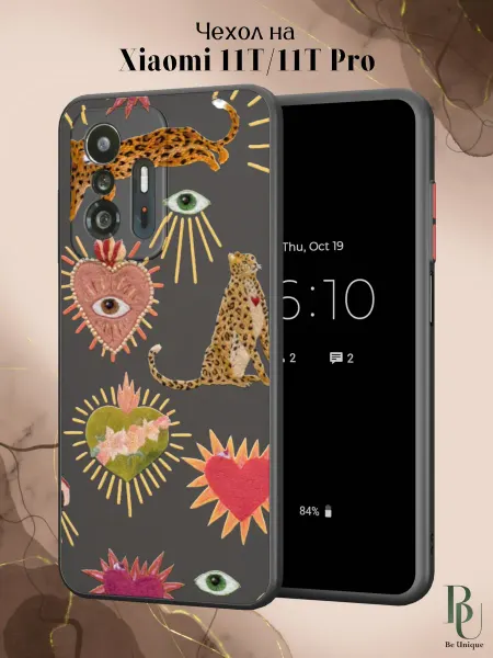 Be Unique Чехол бампер на Xiaomi Mi 11t и 11t Pro Леопард