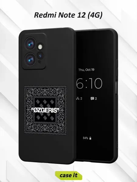 Case it Чехол на Redmi Note 12 4Gс принтом Ozgeris