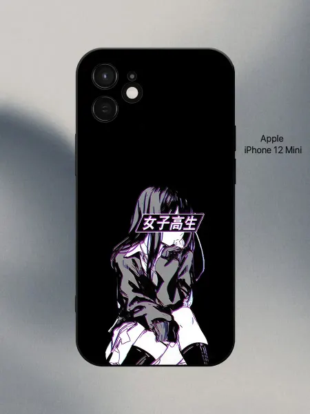 PANCASE Чехол на iPhone 12 mini глитч аниме