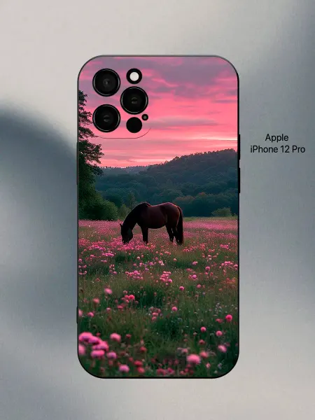 PANCASE Чехол на iPhone 12 Pro с лошадью