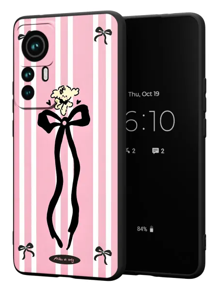 FACTORIA Чехол на Xiaomi 12T 12T Pro с принтом бант Y2K