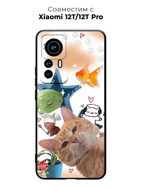 PANCASE Чехол на Xiaomi 12T pro котик