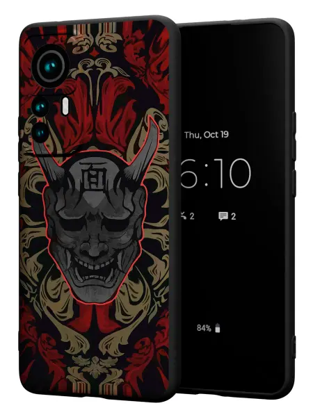 PBl store Чехол на Xiaomi 12T 12T Pro Аниме череп