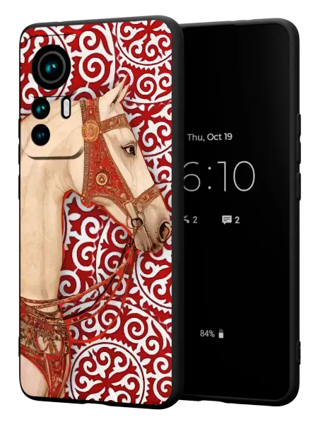 PBl store Чехол на Xiaomi 12T 12T Pro с принтом Лошадь