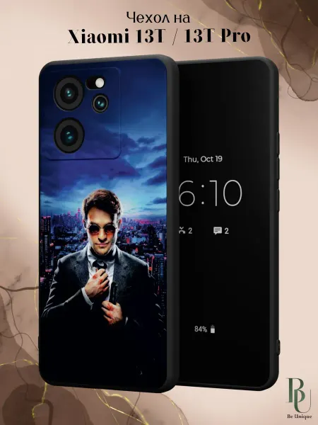 Be Unique Чехол на Xiaomi 13T 13T Pro c принтом Сорвиголова