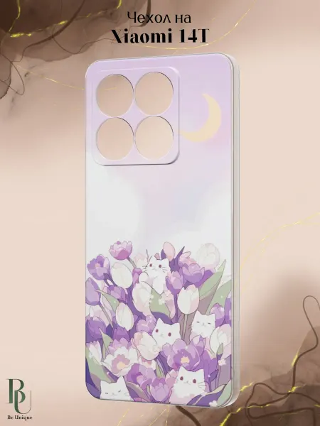 Be Unique Чехол на Xiaomi 14T с принтом Котики