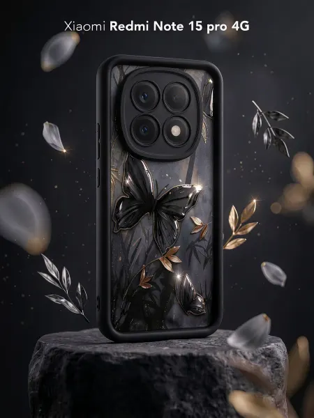 ЧЕХОЛБЕРИ Чехол с высокими бортами и принтом на Redmi Note 15 Pro 4G
