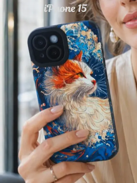 FuturaCase Чехол на iPhone 15 Кот