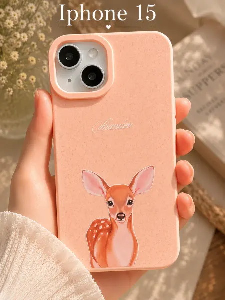 Чехол на iPhone 15 с оленем