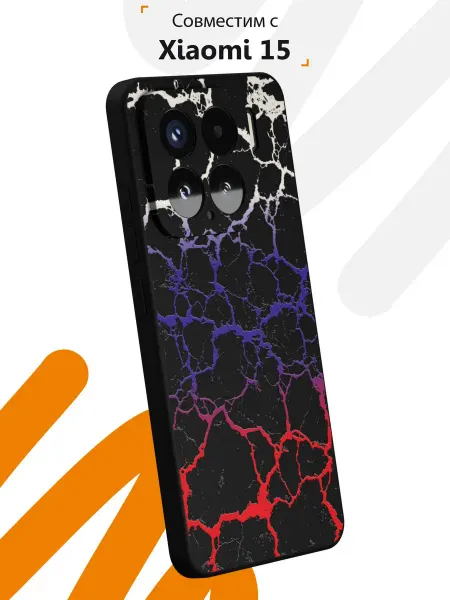 Мобилиус Чехол на Xiaomi 15 с принтом Флаг России