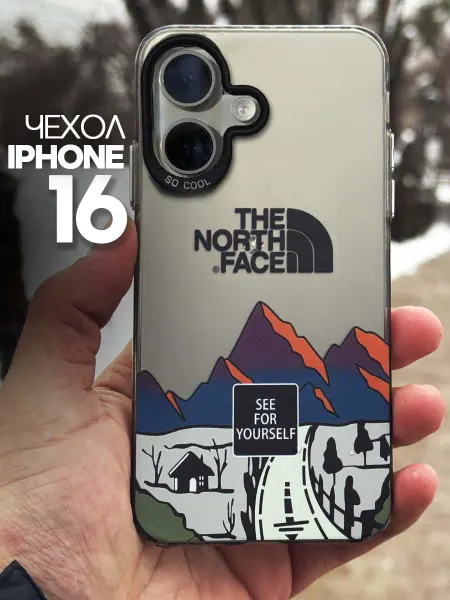 MGOO чехол на iPhone 16 The North Face