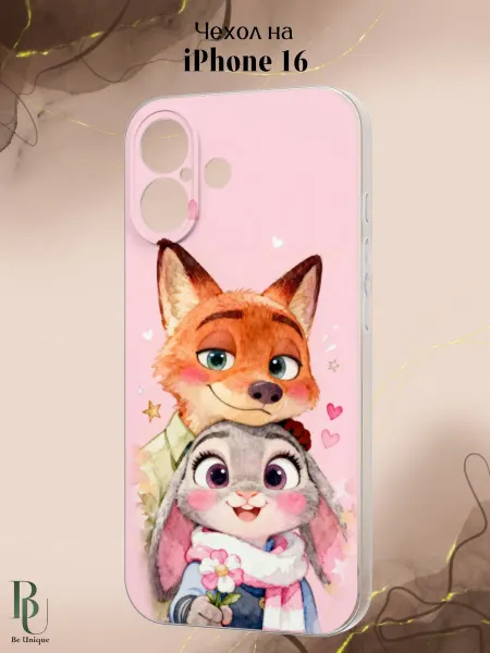 Be Unique Чехол на iPhone 16 Зверополис