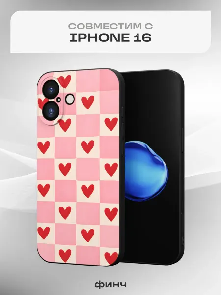 Финч Чехол на iPhone 16 с принтом Эстетика