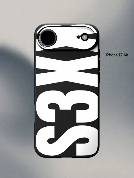 PANCASE Чехол на iPhone 17 Air надпись y2k