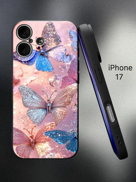 ANP Case Чехол на iPhone 17 с бабочками