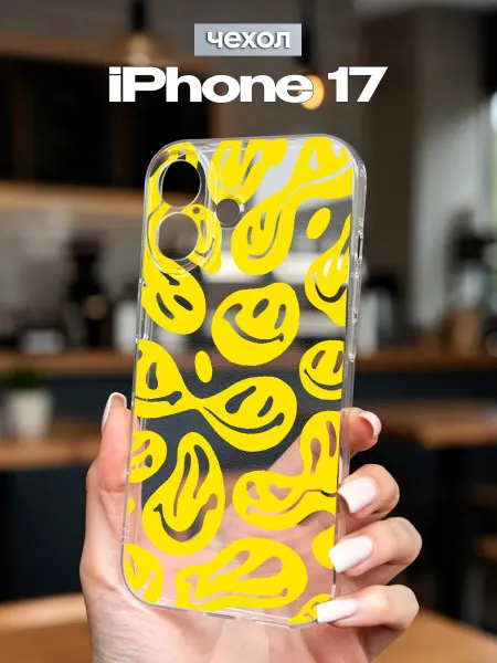 FACTORIA Чехол на iPhone 17 с принтом Смайлик