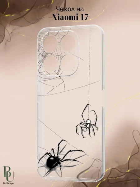 Be Unique Чехол на Xiaomi 17 Готика Пауки