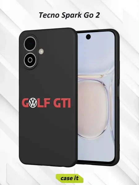 Case it Чехол на Tecno Spark Go 2 с принтом Volkswagen