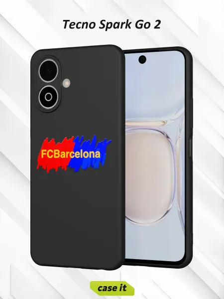 Case it Чехол на Tecno Spark Go 2 с принтом Барселона