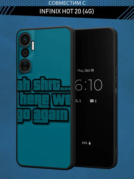 Abal Case Чехол на Infinix HOT 20 4G с принтом GTA