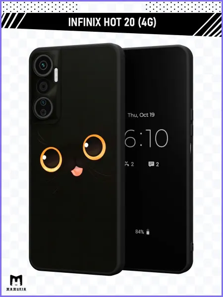 Mamunia Чехол на Infinix HOT 20 4G с принтом Котик