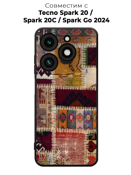 PANCASE Чехол на Tecno Spark 20 с ковром