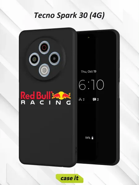 Case it Чехол на Tecno Spark 30 4G с принтом Red Bull