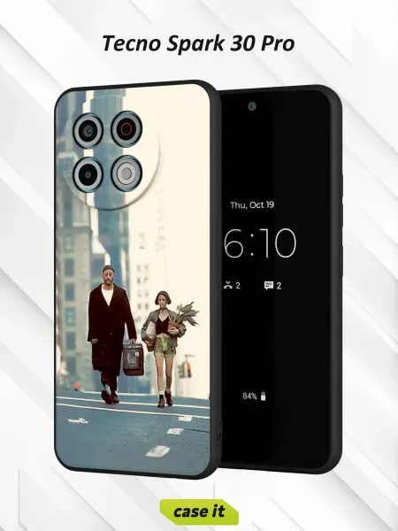 Case it Чехол на Tecno Spark 30 Pro с принтом Леон
