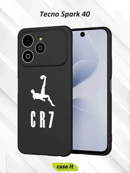 Case it Чехол на Tecno Spark 40 с принтом Роналду