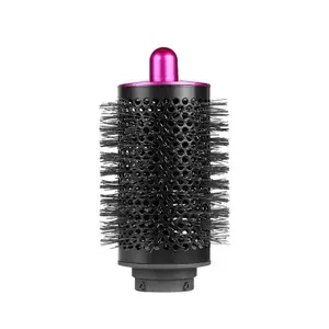 Широкий браш 55мм Розовый, насадка для стайлера Dyson Airwrap. Большая круглая щетка для создания объема.