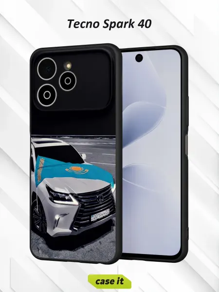 Case it Чехол на Tecno Spark 40с принтом Автомобиль