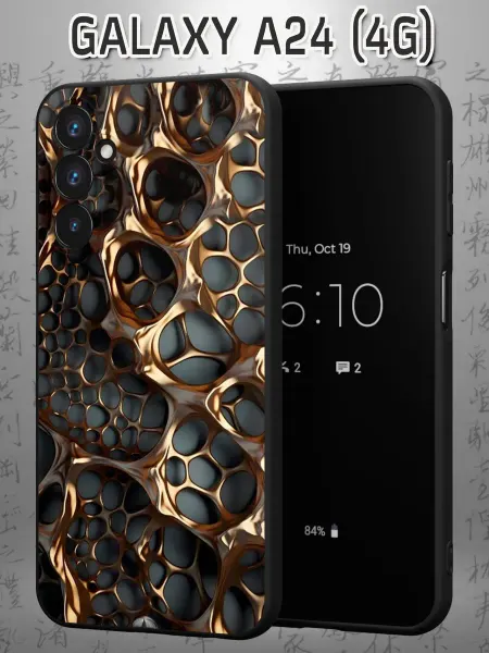 Case Маркет Чехол на Samsung A24 4G с принтом Абсрактная скульптура