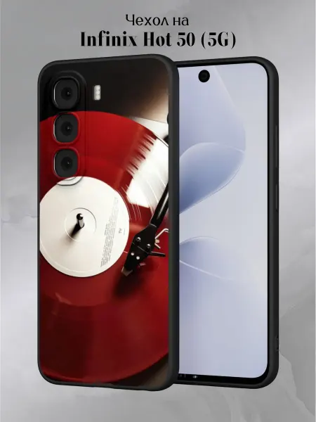 Infinix Чехол на Hot 50 5G с эстетичным принтом
