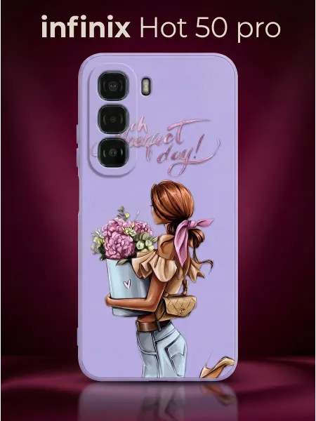 URBAZZA Чехол с рисунком на Infinix Hot 50 Pro