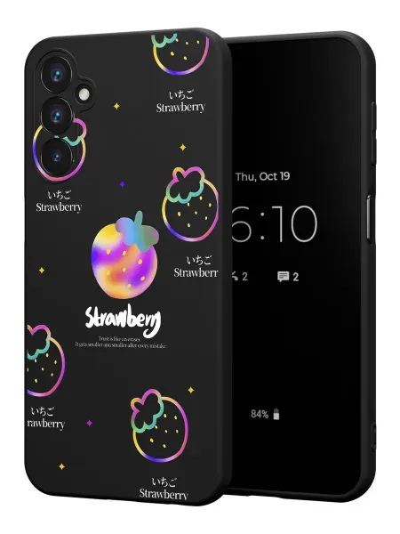 FACTORIA Чехол на Samsung Galaxy A25 (5G) с принтом Клубничка