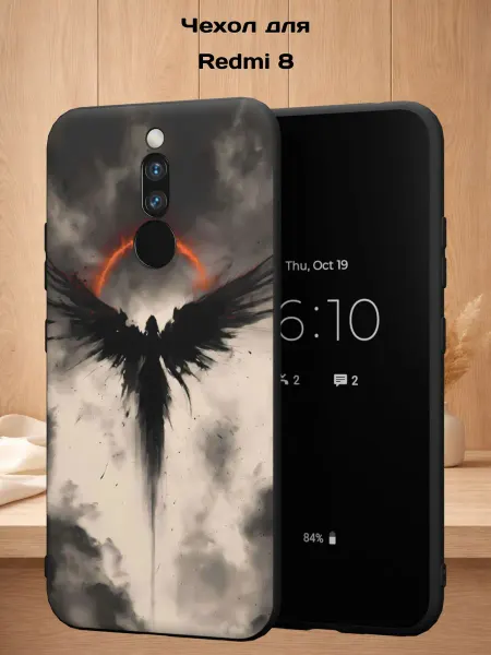 Case Style Чехол на Xiaomi Redmi 8 с принтом Ангел