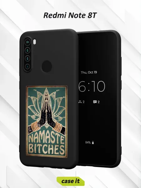 Case it Чехол на Redmi Note 8Tс принтом Namaste