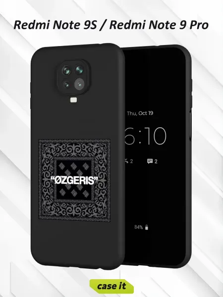 Case it Чехол на Redmi Note 9S и 9 Proс принтом Ozgeris