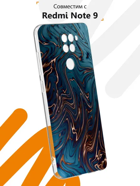 Мобилиус Чехол на Xiaomi Redmi Note 9 Сяоми Редми Нот 9 принт рисунок