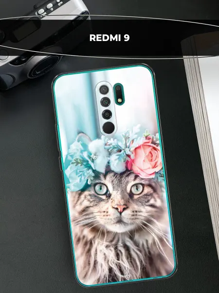 Xiaomi Чехол на Redmi 9 кот