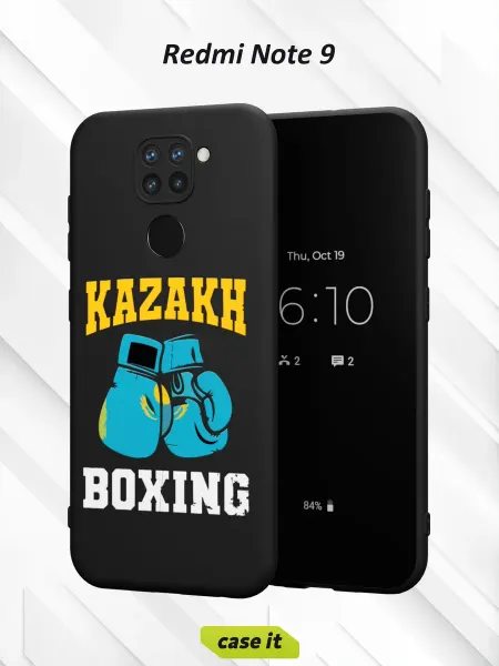 Case it Чехол на Redmi Note 9с принтом Казахстан бокс