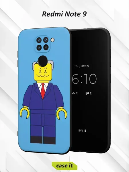 Case it Чехол на Redmi Note 9с принтом Лего