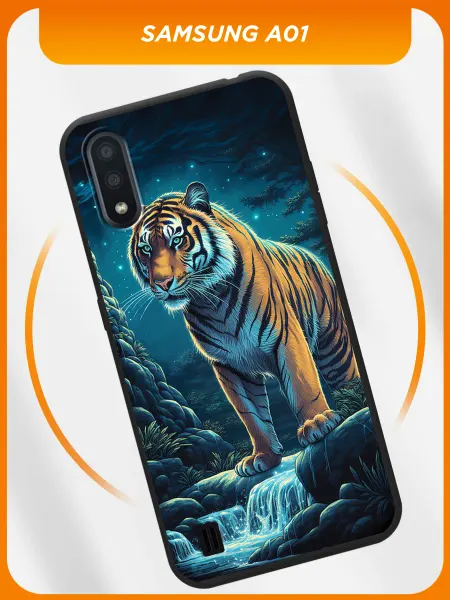 Samsung Чехол на Galaxy A01 тигр