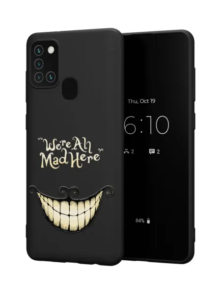 QuestCase Чехол на Samsung A21S с принтом Алиса в Стране Чудес
