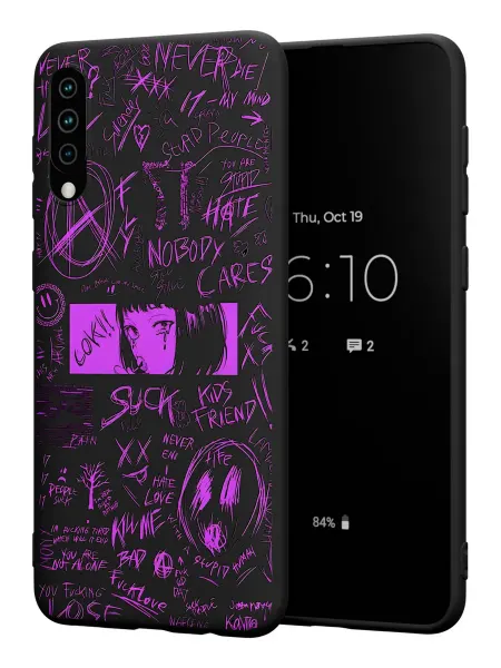 PBl store Чехол на Samsung A50 A30S A50S с принтом Граффити