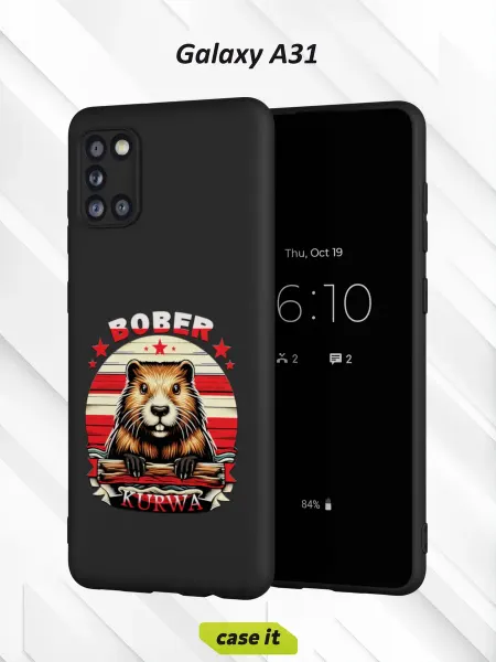 Case it Чехол на Samsung A31с принтом Бобер