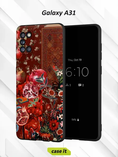 Case it Чехол на Samsung A31с принтом Гранат