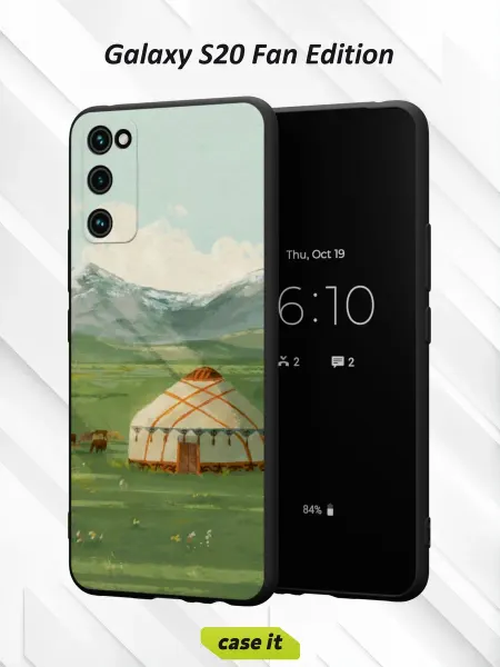 Case it Чехол на Samsung S20 FEс принтом Дом в горах