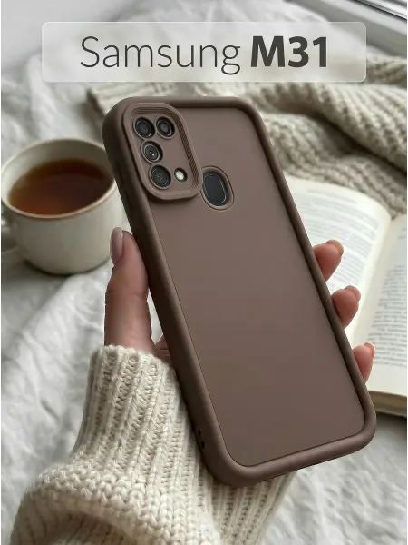 РИНОФОН Ударопрочный чехол на Samsung Galaxy M31 с высокими бортами